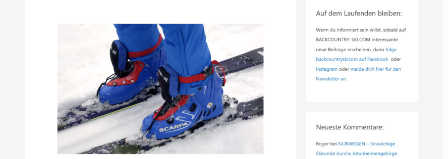 ERfahrung Artikel find---me backcountry-ski